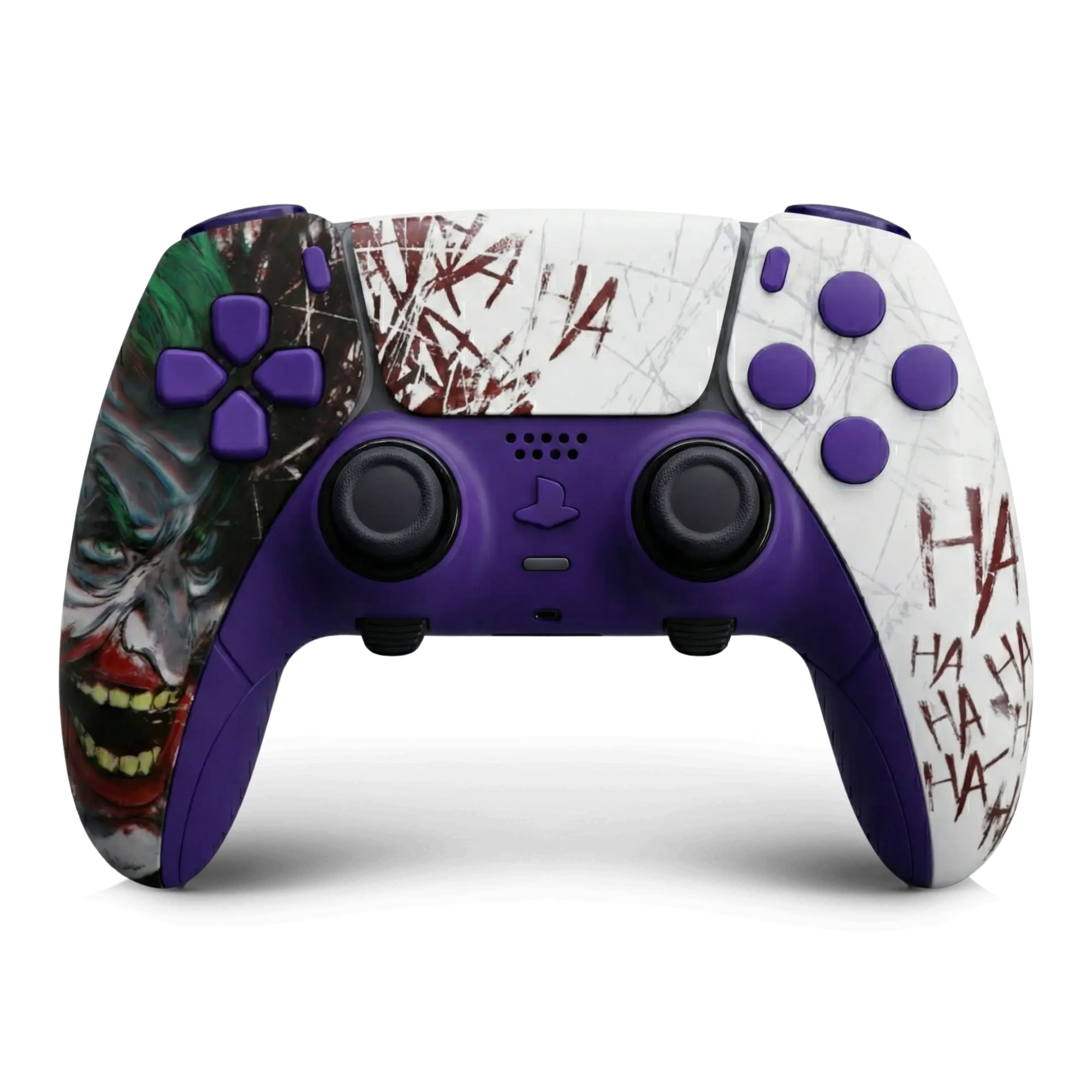 Custom DualSense Edge controller Joker design