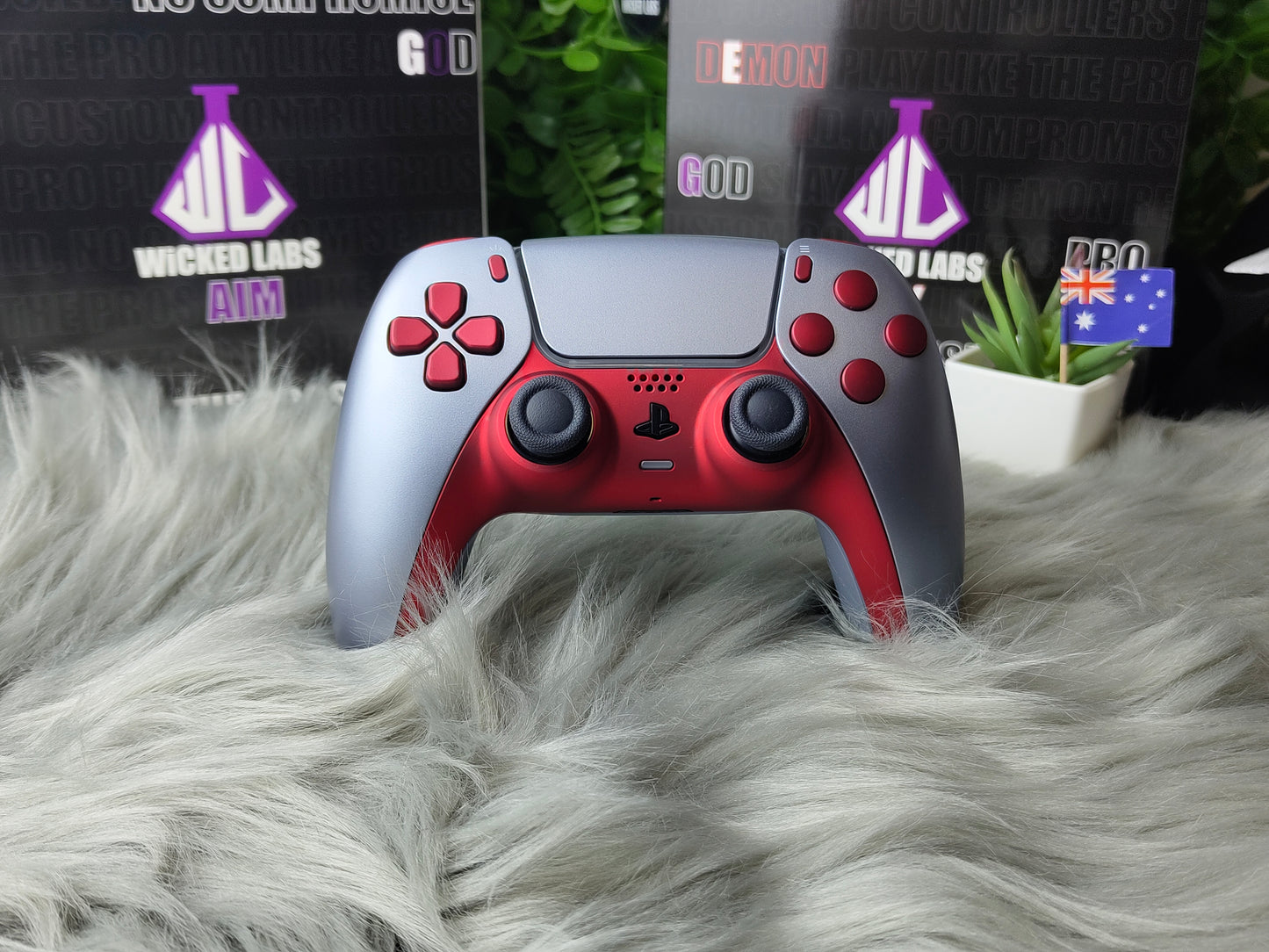24HR Crimson Red and Silver TMR Pro Controller