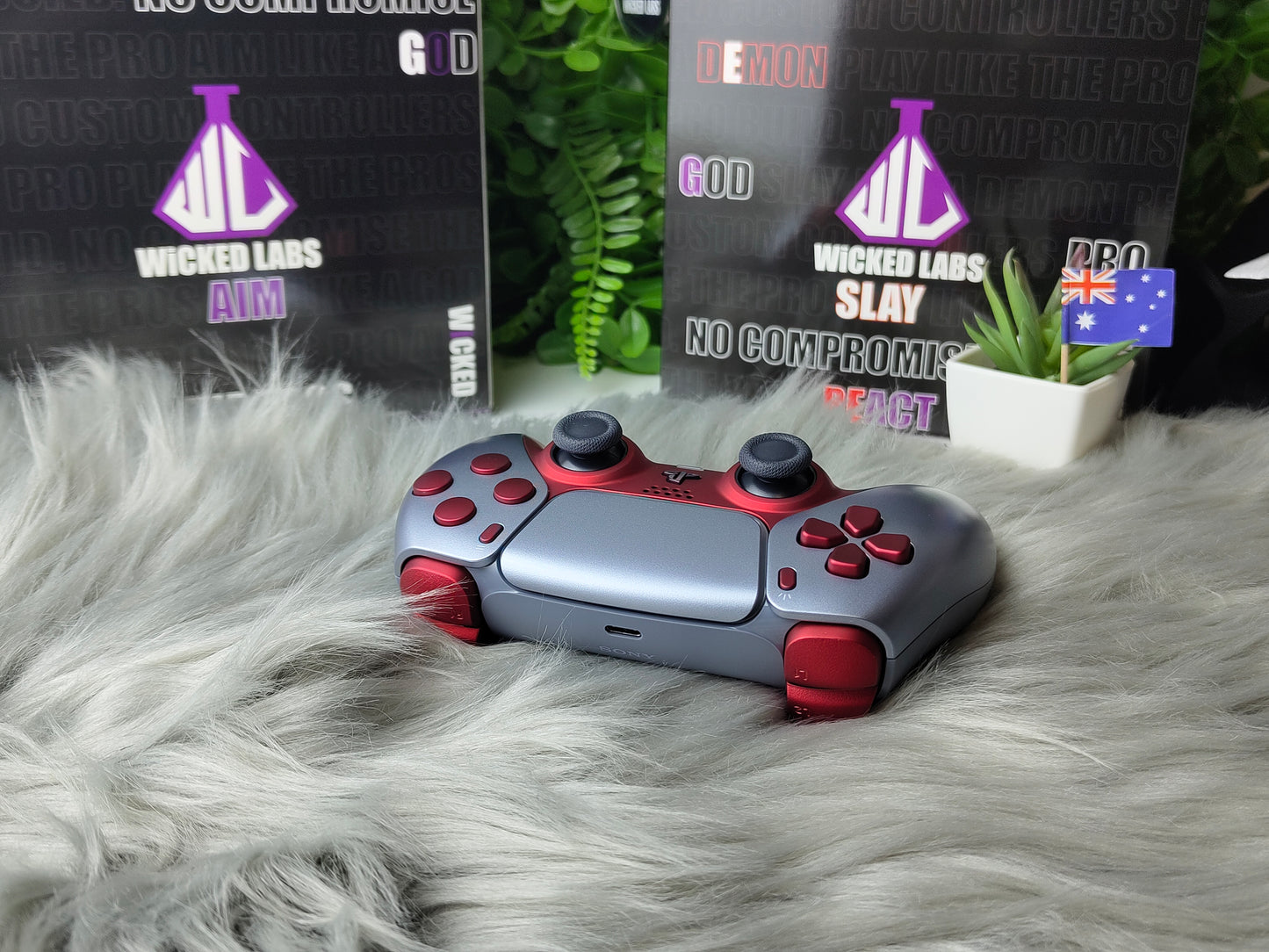 24HR Crimson Red and Silver TMR Pro Controller