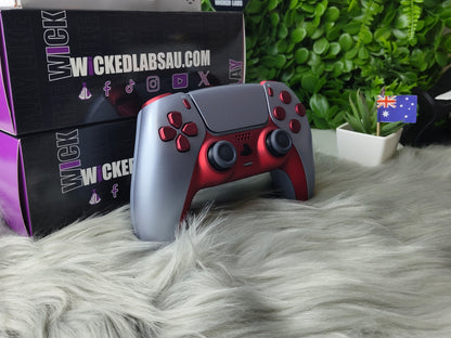 24HR Crimson Red and Silver TMR Pro Controller