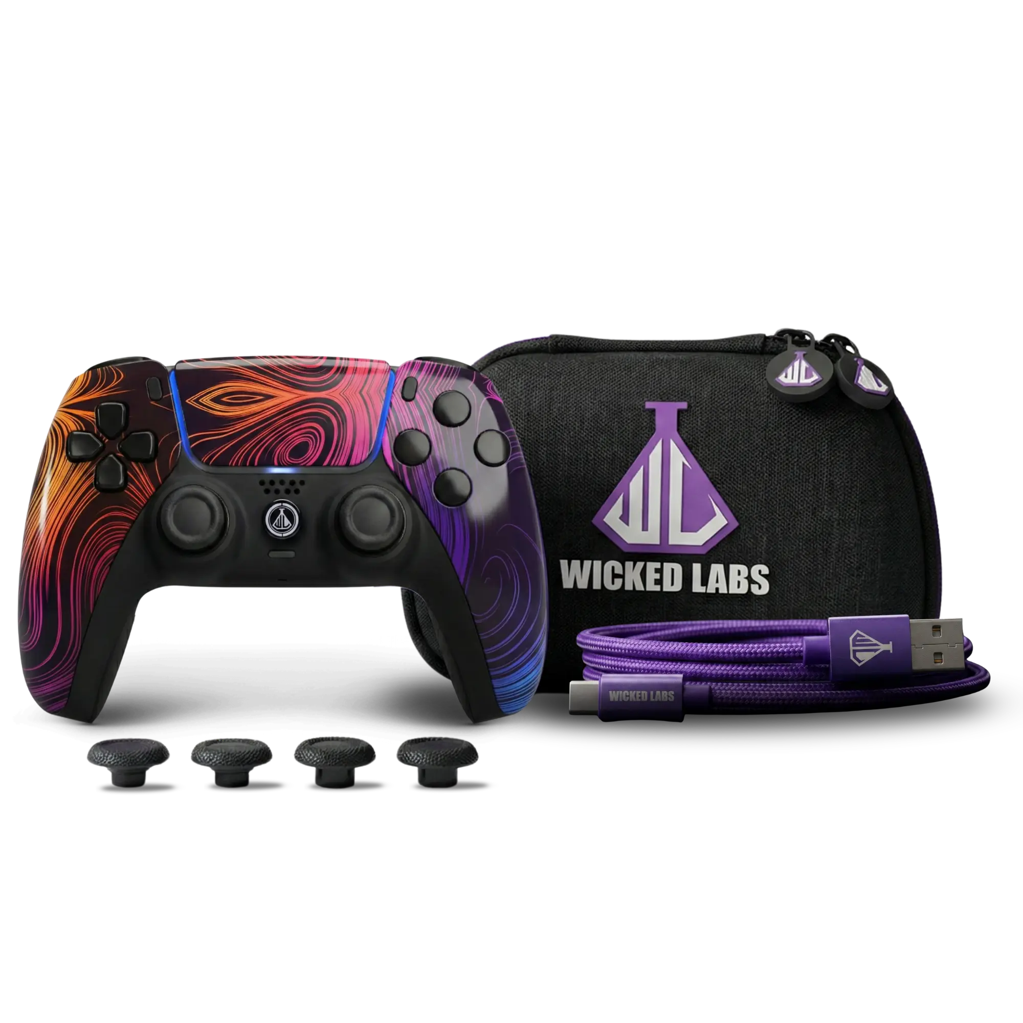 Fire red PS5 controller collection