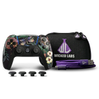 Floral custom PS5 controller design