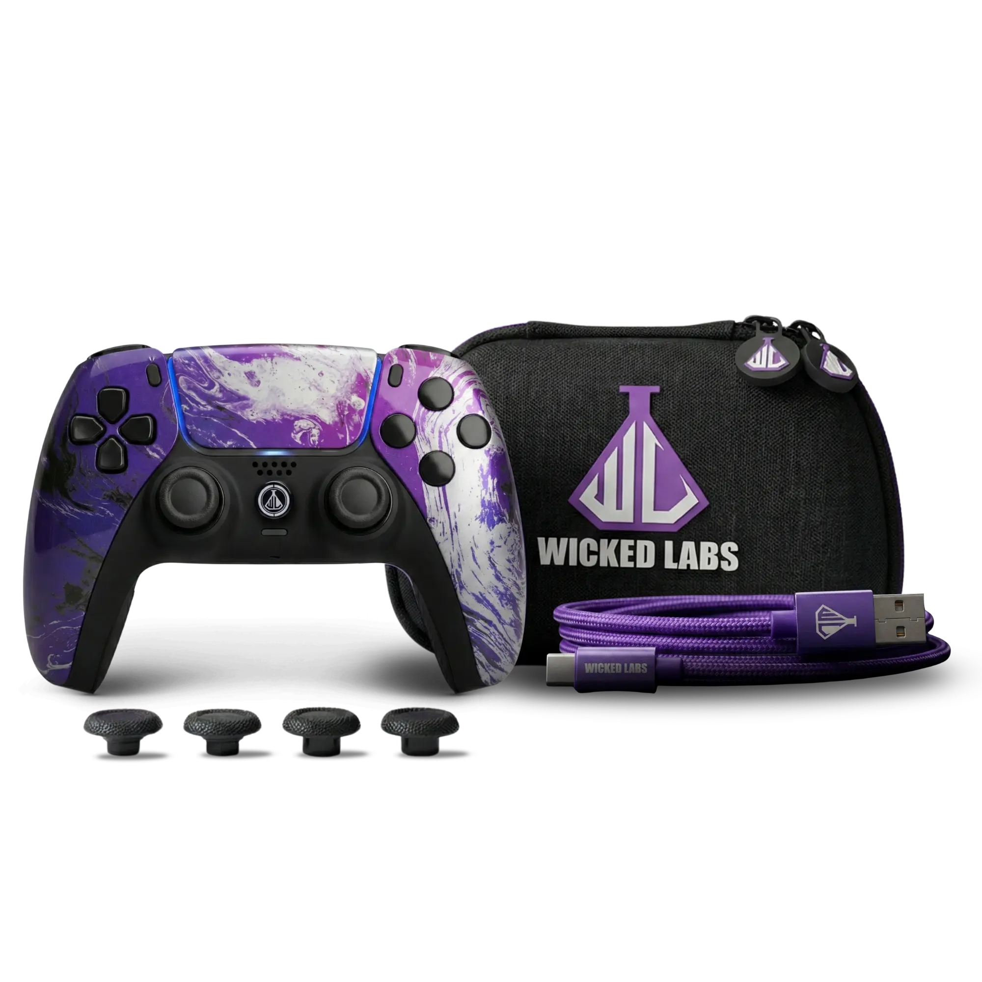 Metallic custom PS5 controller