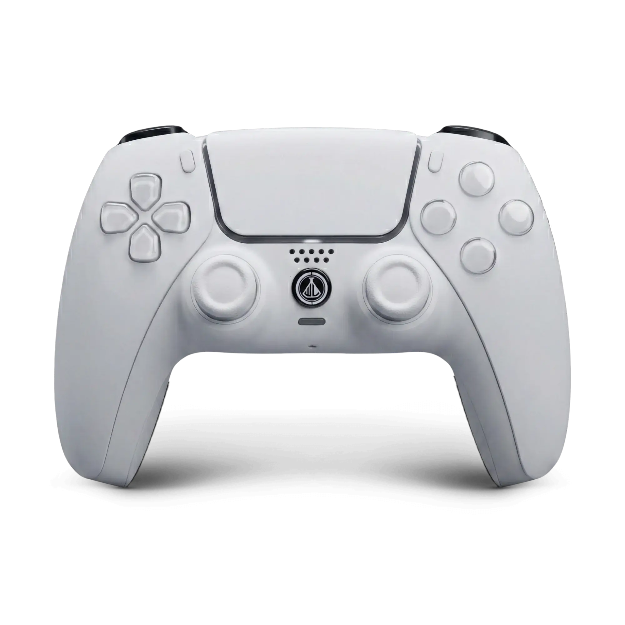 White custom PS5 controller