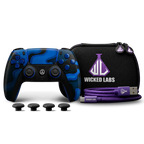 Custom PS5 FPS Controller – Blue Camo