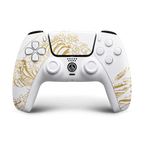 Custom PS5 Max Controller – White Wave