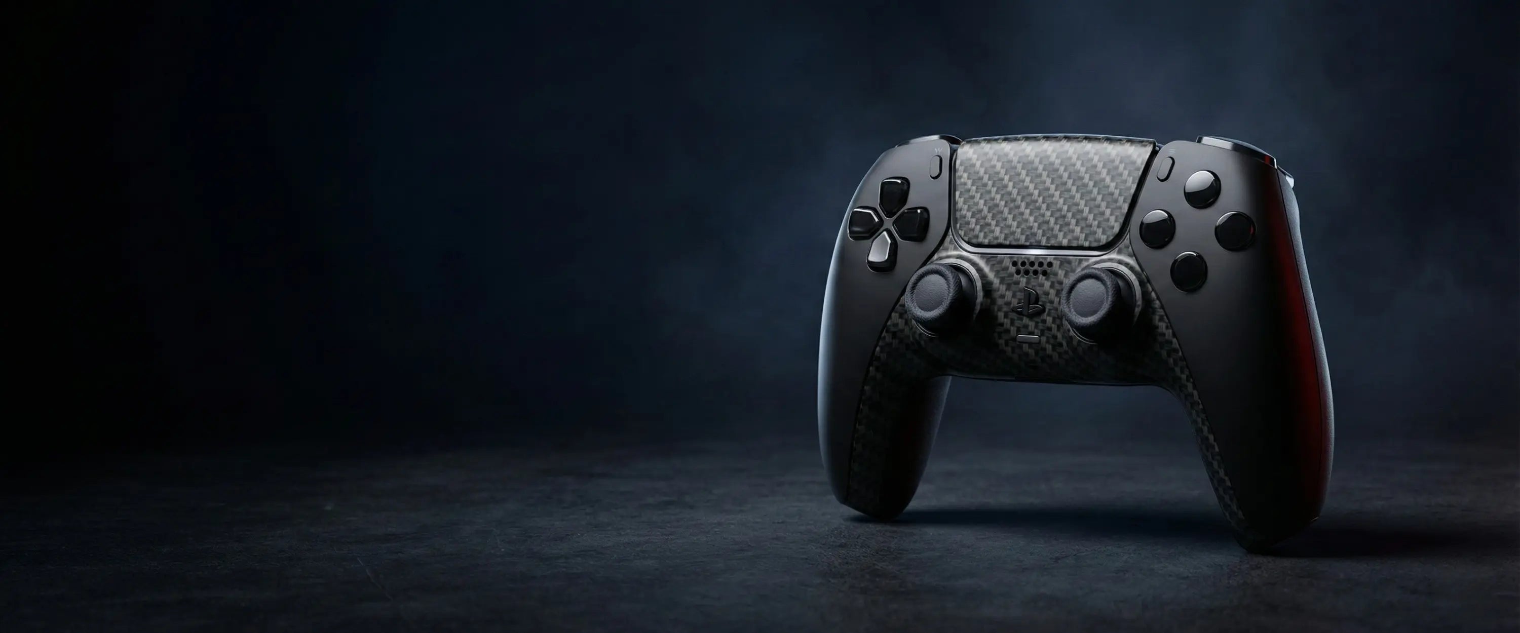 Matte black PS5 custom controller