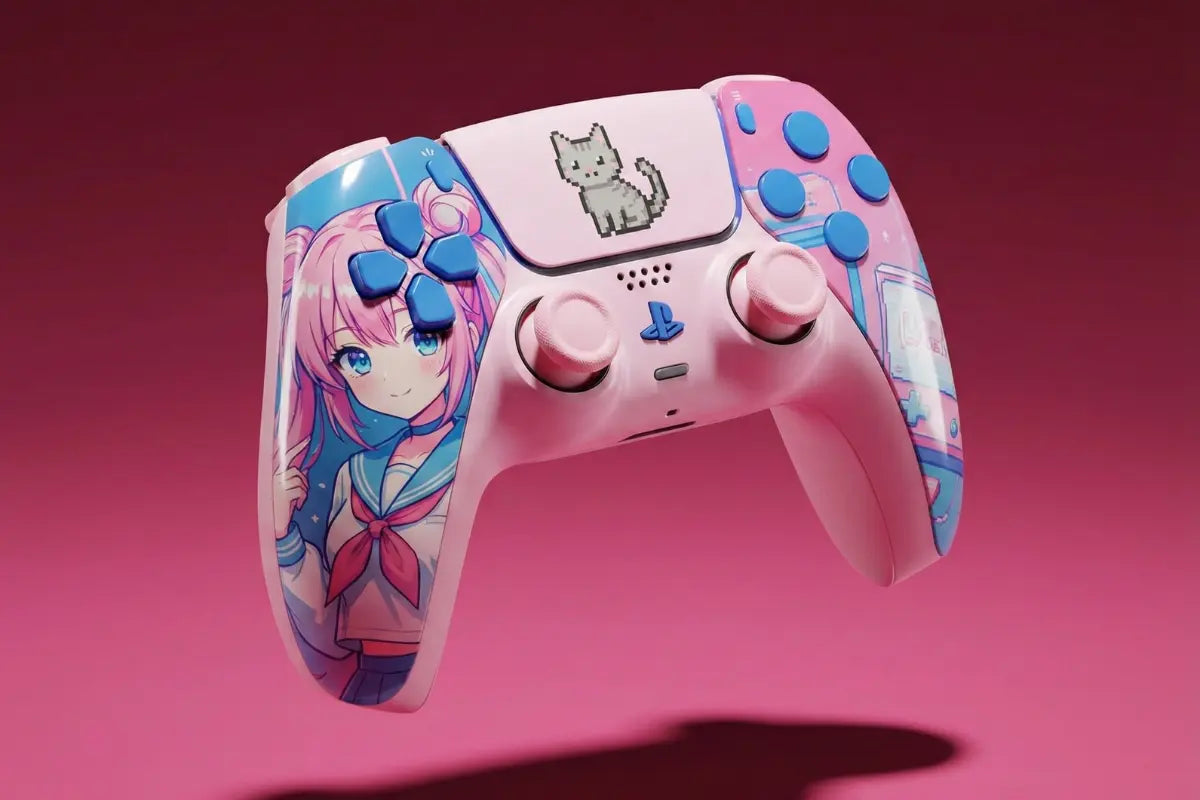 Art style custom PS5 controller