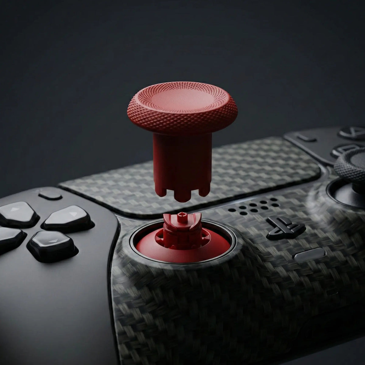 Green and black custom PS5 controller