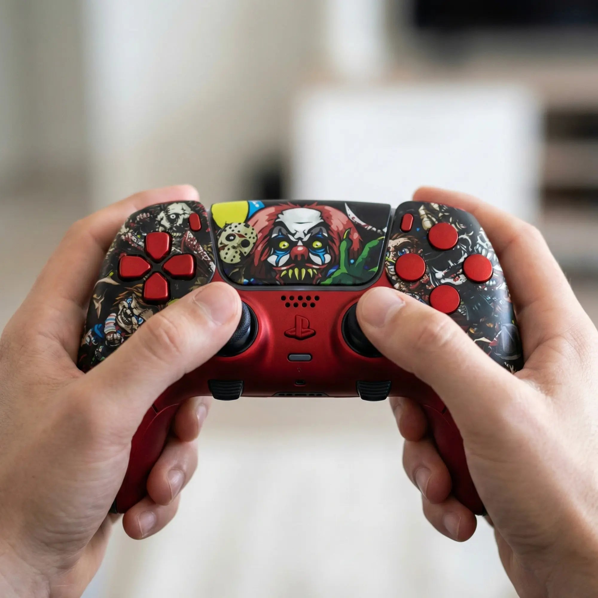 Custom DualSense Edge controller gradient design