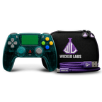 Retro Aqua PS5 Controller