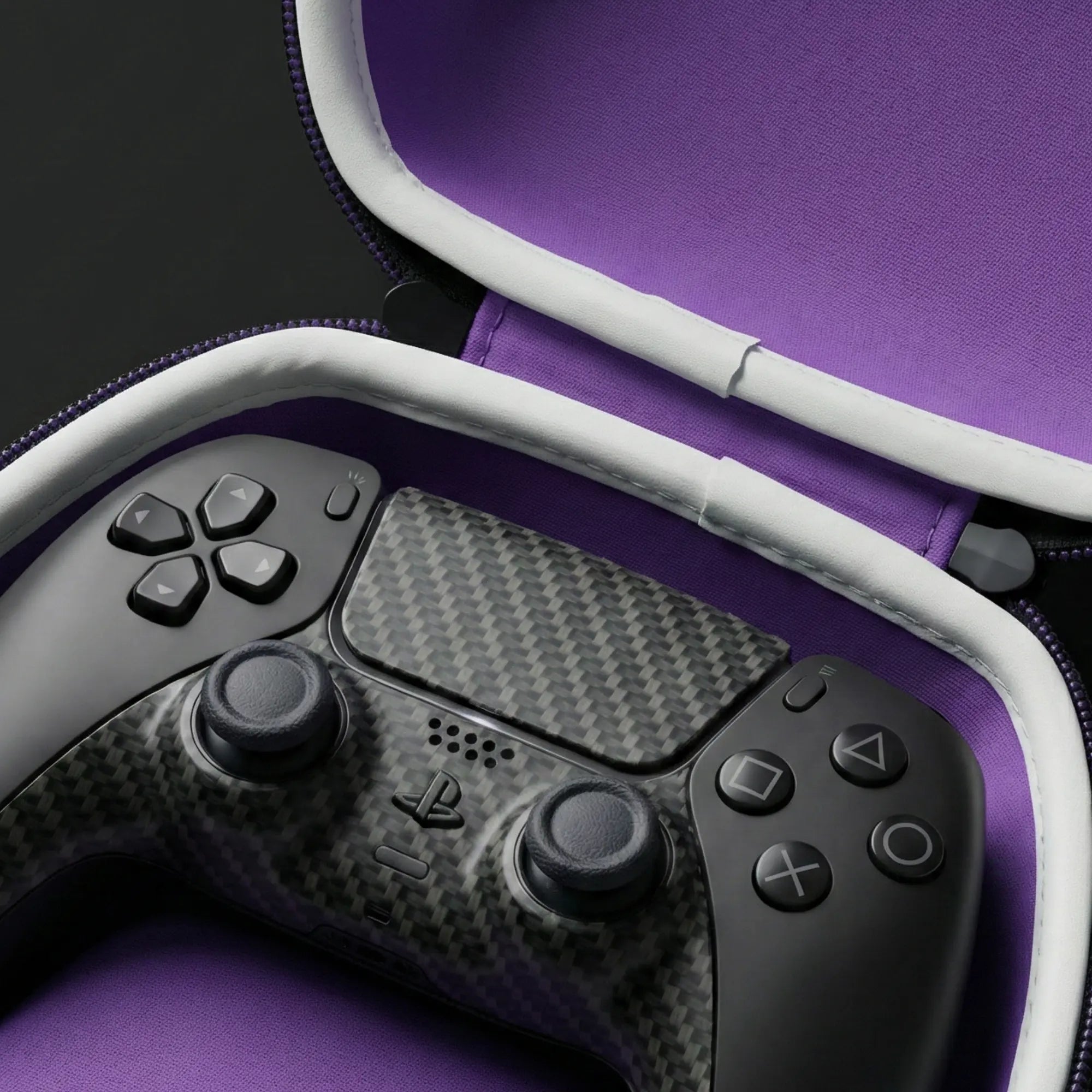 Controller case with matte gradient finish